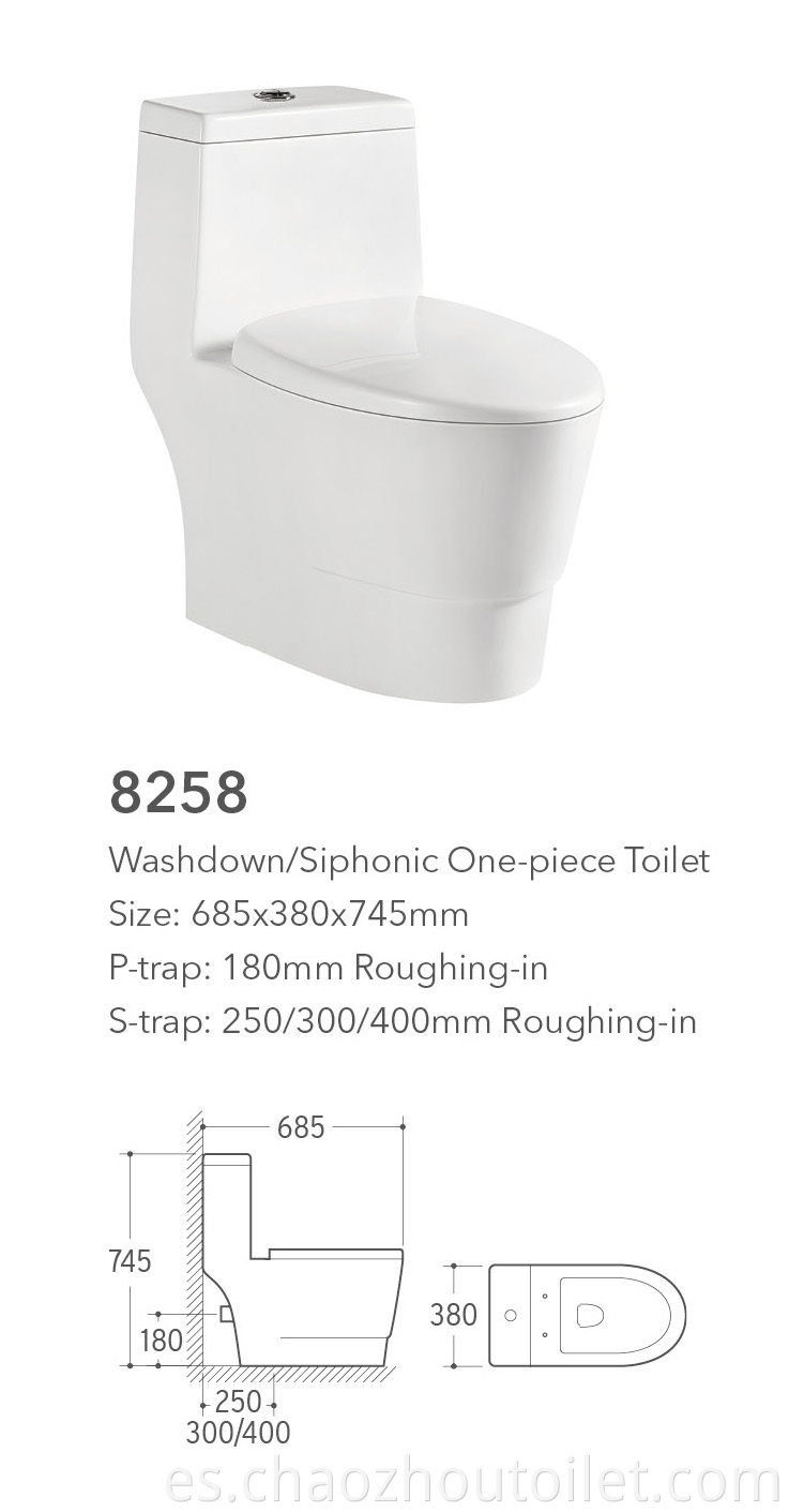 8258 One Piece Toilet